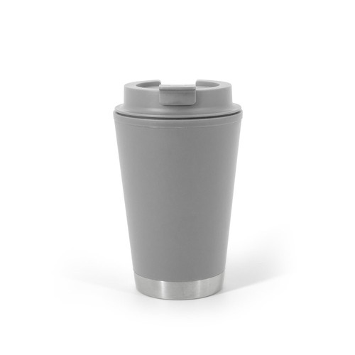 gray FIGLIOLI. Vaso de viaje de PP de doble pared a prueba de fugas