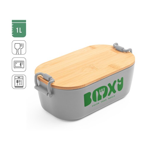 MAHLEB. CAJA HERMÉTICA DE PP CON TAPA DE BAMBÚ