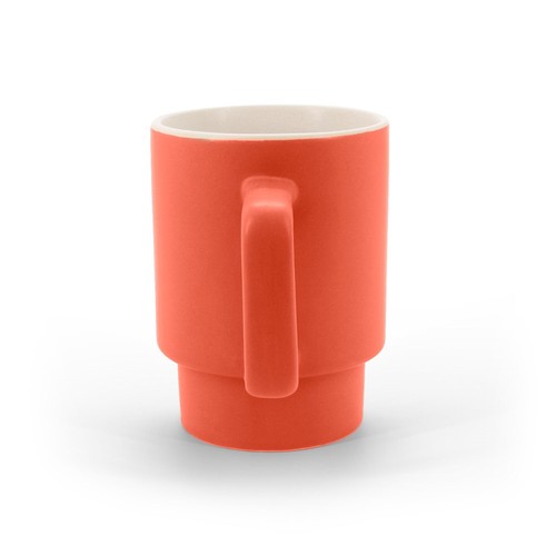red KUERTEN. Taza de cerámica con acabado mate, 330 mL