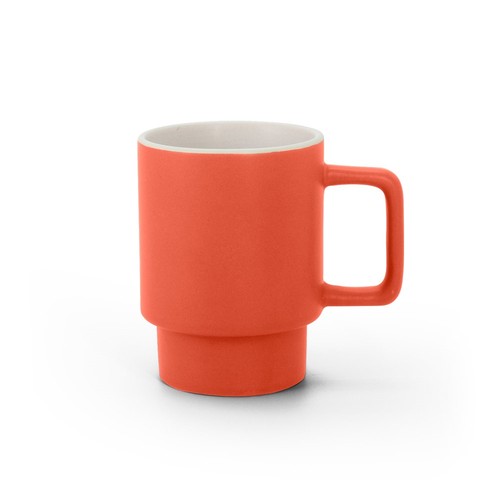 red KUERTEN. Taza de cerámica con acabado mate, 330 mL