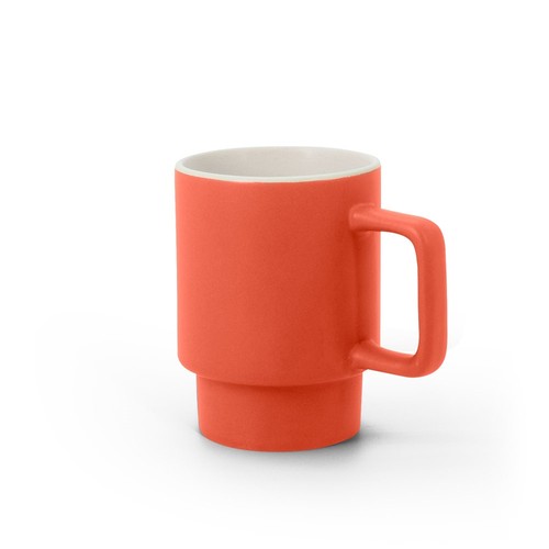 red KUERTEN. Taza de cerámica con acabado mate, 330 mL