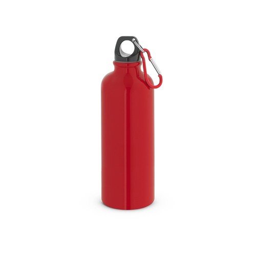 red KELCE. Botella de acero inoxidable de pared simple con mosquetón de 550 ml