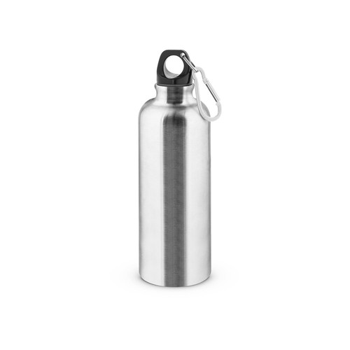 KELCE. Botella de acero inoxidable de pared simple con mosquetón de 550 ml
