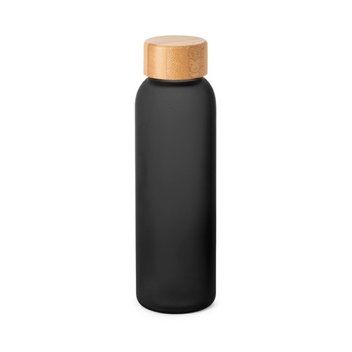 black LILLARD GLASS. Botella de vidrio esmerilado de 520 ml