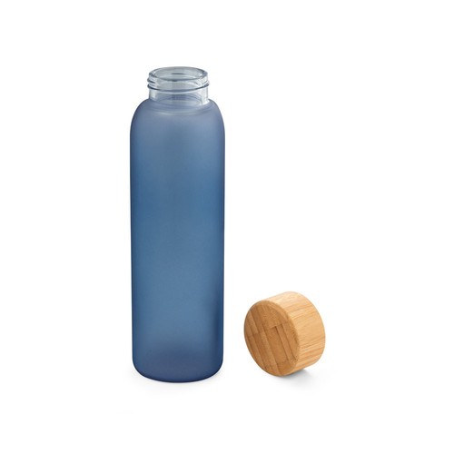 azulón LILLARD GLASS. Botella de vidrio esmerilado de 520 ml