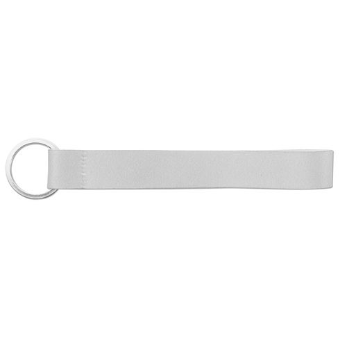SLOUGH. Lanyard courte pour sublimation en polyester recyclé (100% rPET) avec anneau - 2