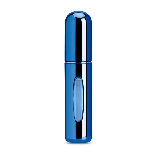 LINDEN. Atomizador de perfume de aluminio recargable diseñado para una fácil recarga