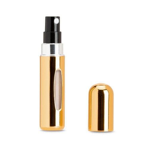 LINDEN. Atomizador de perfume de aluminio recargable diseñado para una fácil recarga