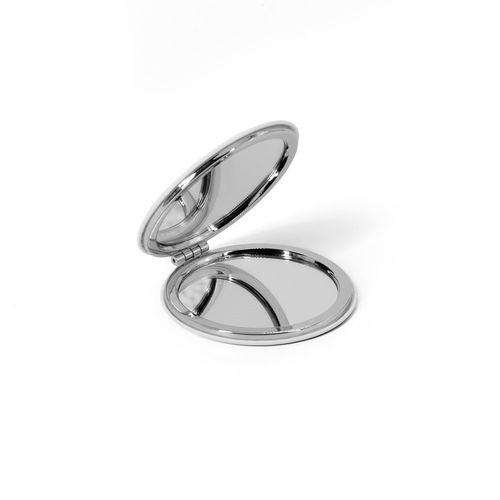 FREYA. Espejo redondo de doble cara con exterior de PU mate