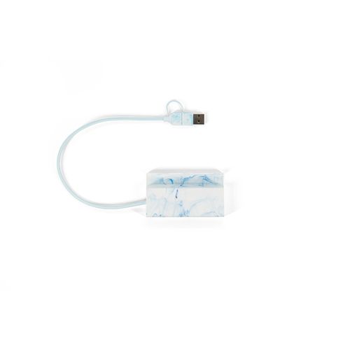 BERNERS HUB. Hub en ABS recyclé avec entrées et sorties principales - 3