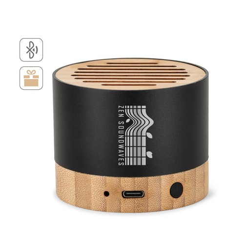 FERDINAND. ALTAVOZ PORTÁTIL FABRICADO EN ALUMINIO RECICLADO (100% RAL) CON 3 HORAS DE DURACIÓN DE BATERÍA