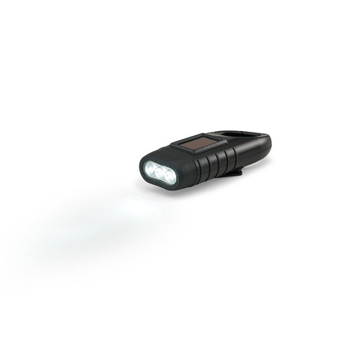 SOLARKY. Linterna compacta de ABS 0'5 W con 3 LED blancos y 90 lúmenes