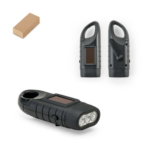 SOLARKY. Lampe torche compacte de 0'5 W en ABS, avec 3 LED blanches de 90 lumens - 1