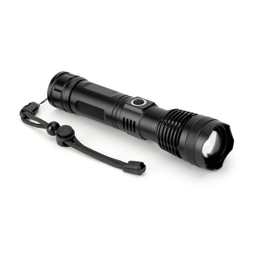 YVIAN. Lampe torche rechargeable de 10 W en aluminium (100% rAL) - 2