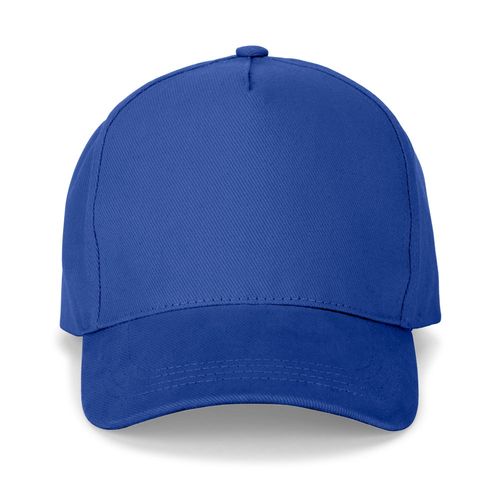 azulón ASHTON. Gorra 100% algodón (260 g/m²) con 5 paneles