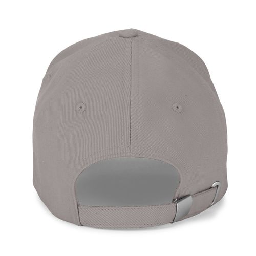gris claro ASHTON. Gorra 100% algodón (260 g/m²) con 5 paneles