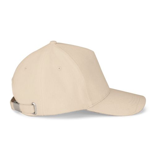 beis ASHTON. Gorra 100% algodón (260 g/m²) con 5 paneles
