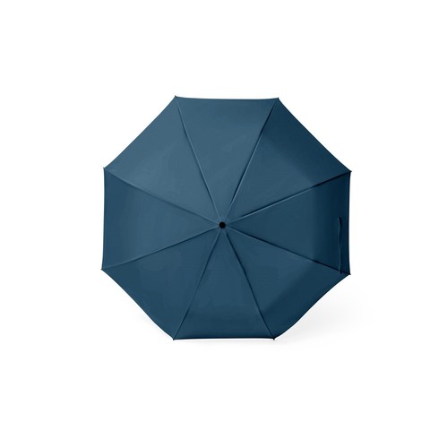 GEORGE. Parapluie 21 pouces fabriqué à partir de polyester recyclé (100 % rPET) et de pongé 190T résistant au vent - 4
