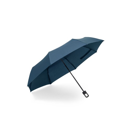 GEORGE. Parapluie 21 pouces fabriqué à partir de polyester recyclé (100 % rPET) et de pongé 190T résistant au vent - 2