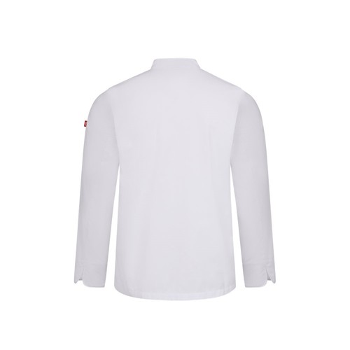 white VL BACO. Chaqueta de cocina de manga larga (190 g/m2)