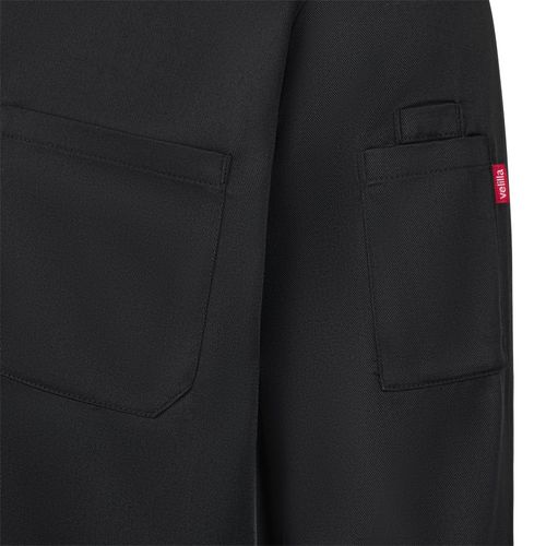 black VL BACO. Chaqueta de cocina de manga larga (190 g/m2)