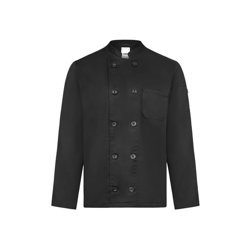 black VL BACO. Chaqueta de cocina de manga larga (190 g/m2)