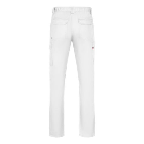 white VL HERMES. Pantalón de sarga multibolsillos (190 g/m²)