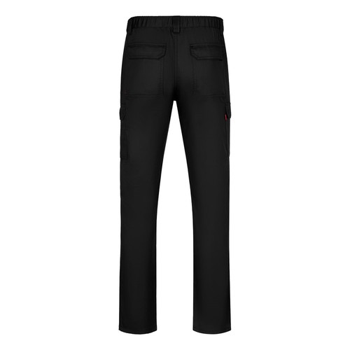 black VL HERMES. Pantalón de sarga multibolsillos (190 g/m²)