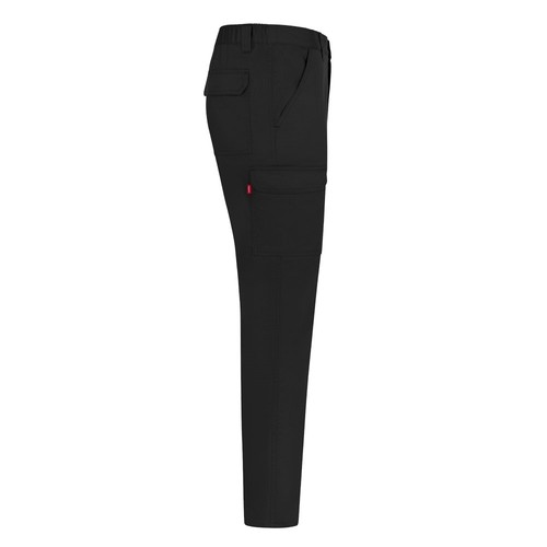 black VL HERMES. Pantalón de sarga multibolsillos (190 g/m²)