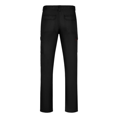 black VL HERMES. Pantalón de sarga multibolsillos (190 g/m²)