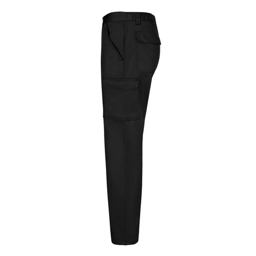 black VL HERMES. Pantalón de sarga multibolsillos (190 g/m²)