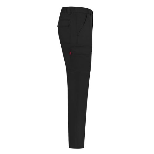 black VL HERMES. Pantalón de sarga multibolsillos (190 g/m²)