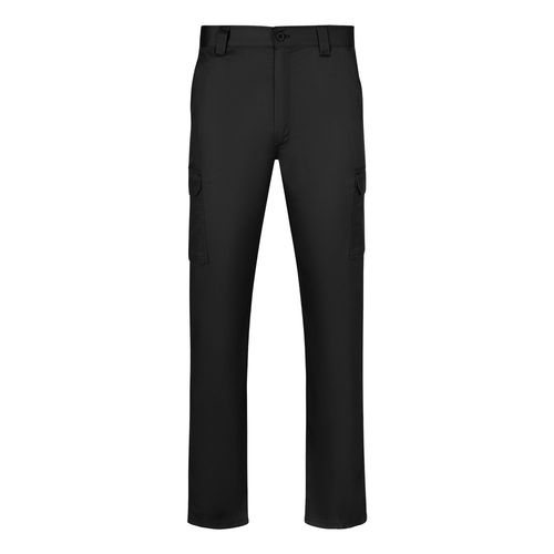 black VL HERMES. Pantalón de sarga multibolsillos (190 g/m²)