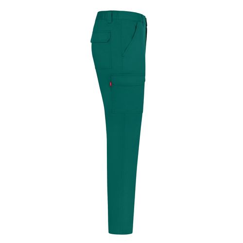 green VL HERMES. Pantalón de sarga multibolsillos (190 g/m²)