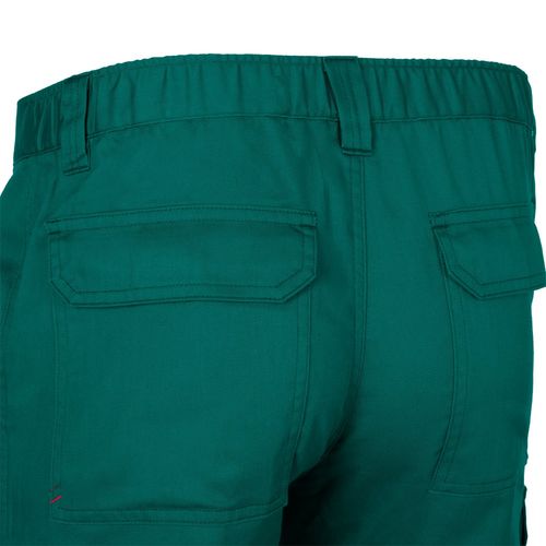 green VL HERMES. Pantalón de sarga multibolsillos (190 g/m²)