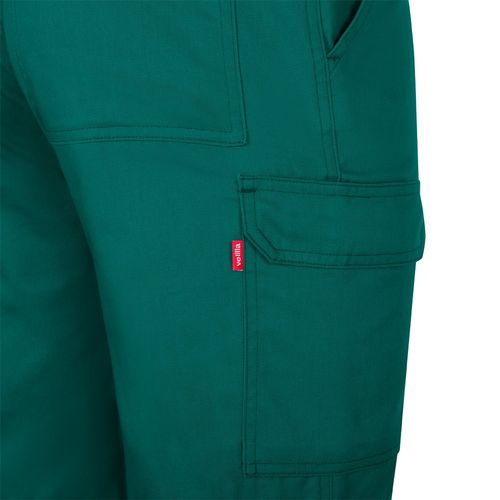 green VL HERMES. Pantalón de sarga multibolsillos (190 g/m²)