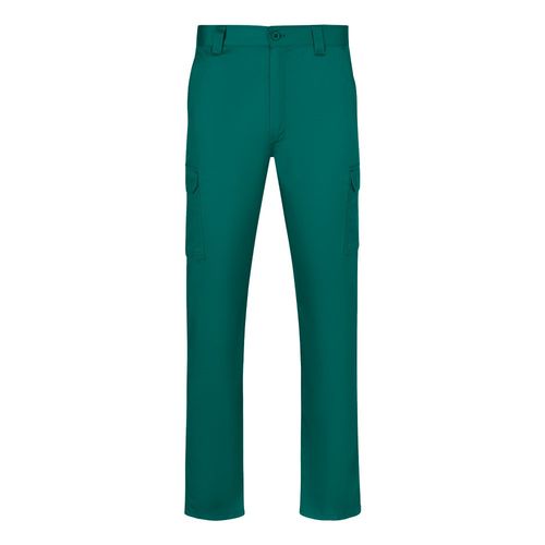 green VL HERMES. Pantalón de sarga multibolsillos (190 g/m²)