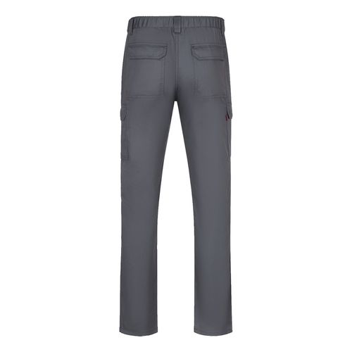 gray VL HERMES. Pantalón de sarga multibolsillos (190 g/m²)