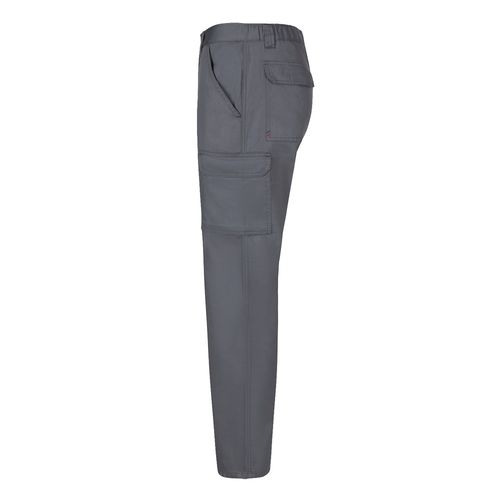 gray VL HERMES. Pantalón de sarga multibolsillos (190 g/m²)