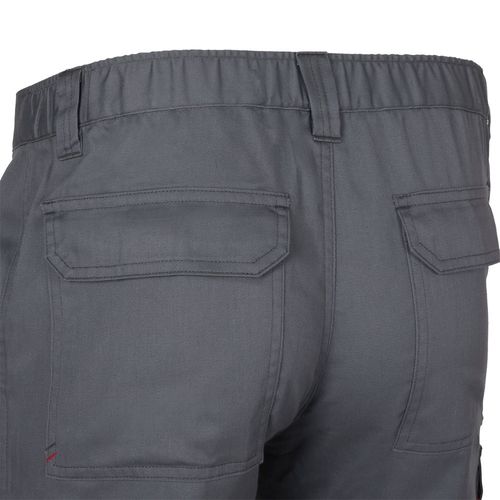 gray VL HERMES. Pantalón de sarga multibolsillos (190 g/m²)