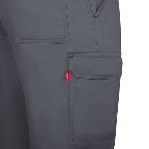 gray VL HERMES. Pantalón de sarga multibolsillos (190 g/m²)