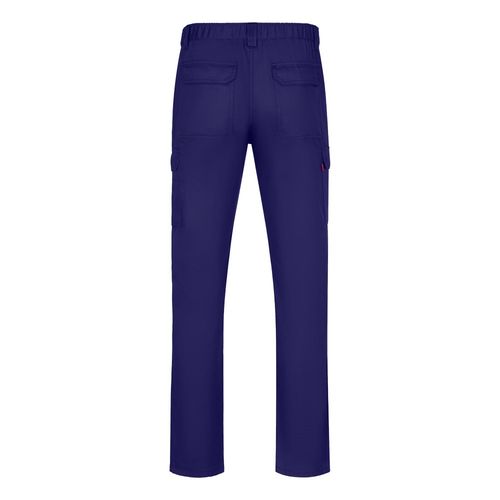azulón VL HERMES. Pantalón de sarga multibolsillos (190 g/m²)