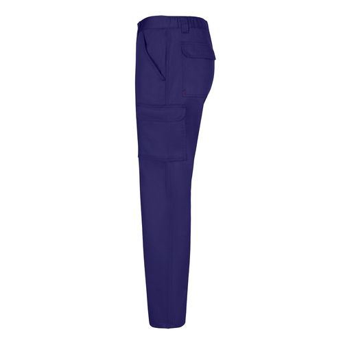 azulón VL HERMES. Pantalón de sarga multibolsillos (190 g/m²)