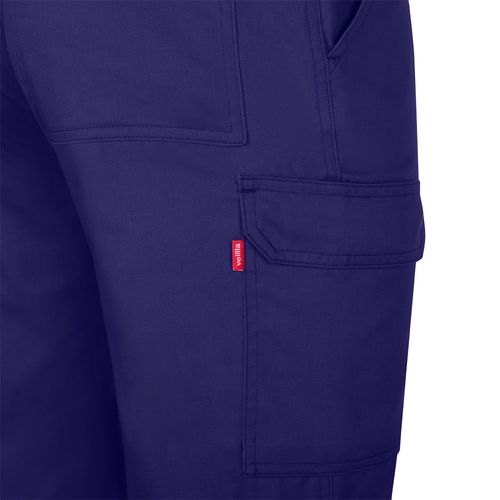 azulón VL HERMES. Pantalón de sarga multibolsillos (190 g/m²)