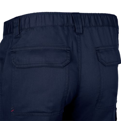 azul marino VL HERMES. Pantalón de sarga multibolsillos (190 g/m²)
