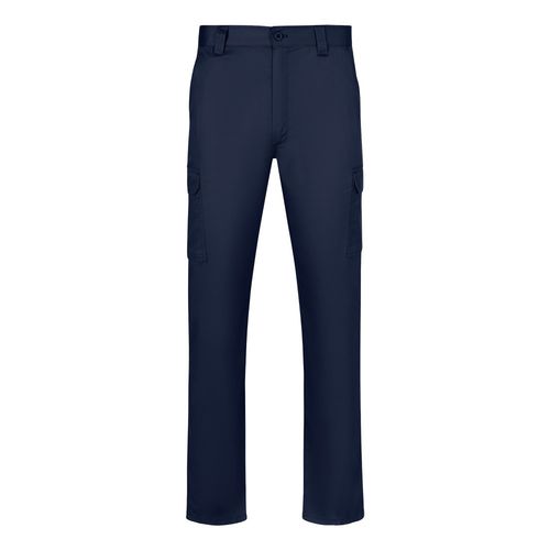 azul marino VL HERMES. Pantalón de sarga multibolsillos (190 g/m²)