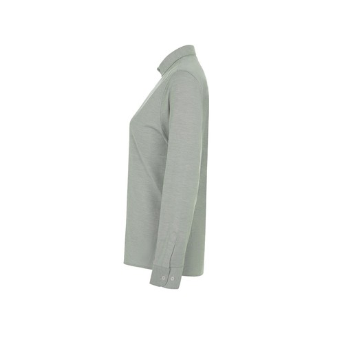 VL PRITHVI WOMEN. Camisa Oxford (180 g/m²) para mujer, fabricada en algodón (50 %), poliéster (45 %) y elastano (5 %)