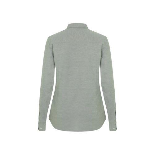 VL PRITHVI WOMEN. Camisa Oxford (180 g/m²) para mujer, fabricada en algodón (50 %), poliéster (45 %) y elastano (5 %)