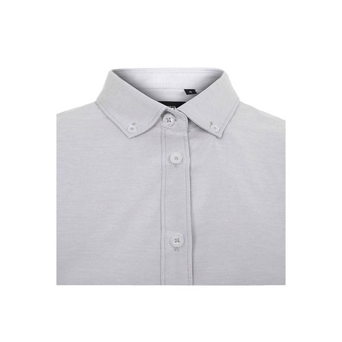 VL PRITHVI WOMEN. Camisa Oxford (180 g/m²) para mujer, fabricada en algodón (50 %), poliéster (45 %) y elastano (5 %)