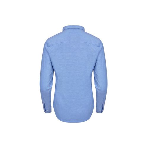 VL PRITHVI WOMEN. Camisa Oxford (180 g/m²) para mujer, fabricada en algodón (50 %), poliéster (45 %) y elastano (5 %)